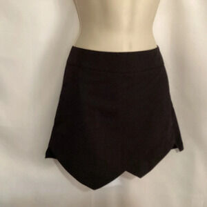 Aqua skort womens SZ M asymmetrical faux wrap mini classic